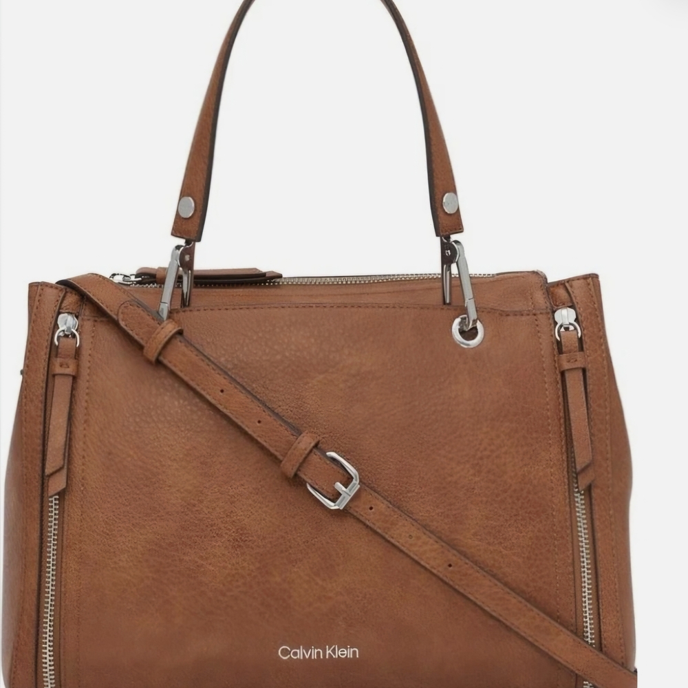Calvin Klein Tan Leather Women's Bag